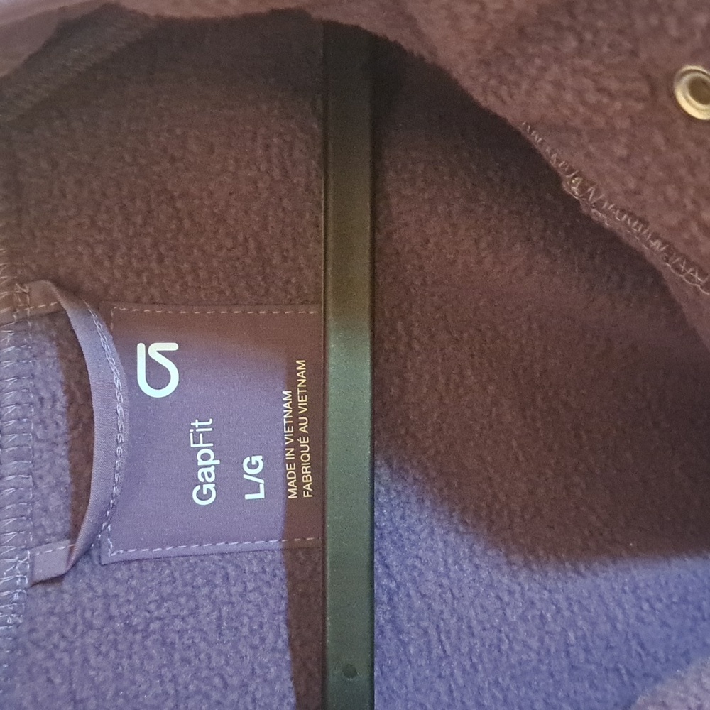 GAP Women's Purple Teddy Jacket - Picture 3 of 7